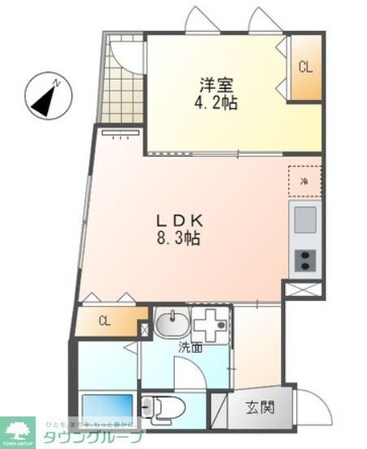 ボス バレーヒルの物件間取画像